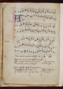 Carol for the Nativity: 'Alleluia: Now we mirthes make' av Unbekannter Künstler
