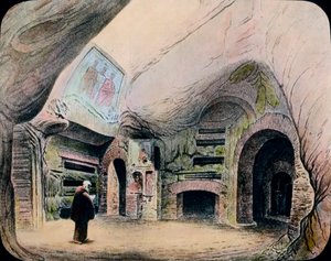 Catacomb of Holy Caecilie av Unbekannter Künstler