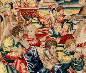 Kathedrale (Cathédrale Notre-Dame). Wandteppich.