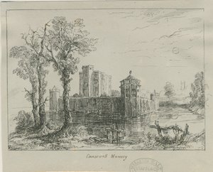 Caverswall Castle: blekkskisse og [?1800-tallet] av Unbekannt