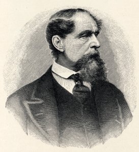 Charles Dickens - portrett av Unbekannter Künstler