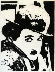 Charlie Chaplin av Unbekannter Künstler