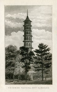 Chinese Pagoda, Kew Gardens av Unbekannt