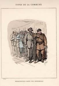 Paris Commune: SØK følger I ET TRYKK (27) i "" Les Communeux av Unbekannt