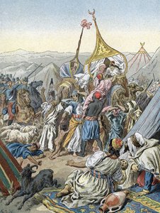 Erobring av Algerie av Frankrike: Erobring av Smalah av Abd-el-Kader ved Taguin av hertugen av Aumale (1843) av Unbekannter Künstler