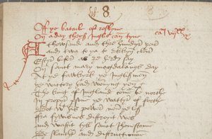 Kopi av Chronicle Andrew av Wyntoun, Fol 325 verso, detalj, ca. 1550 (blekk på papir) av Unbekannt