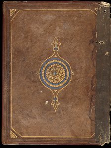 Omslag av en nesten komplett Kufic Qur"an, Nord-Afrika eller Nære Østen, tidlig på 1000-tallet av Unbekannt