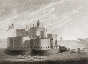 Deal Castle (gravering) av Unbekannter Künstler