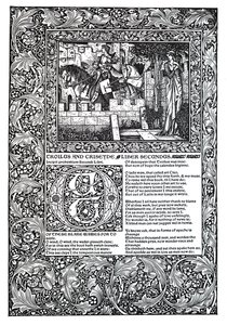 Dekorativt dikt av Geoffrey Chaucer av Unbekannt
