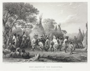 Dog Dance of the Dahcotas [sic], Nord-Amerika av Unbekannt