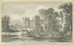 Drayton Bassett - "Drayton Manor": tresnittgravering, og [?1800-tallet] av Unbekannt