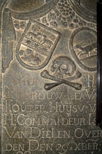 Nederlandsk gravstein i St. Francis-kirken (bilde) av Unbekannt