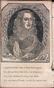 Edward Cocker , engelsk matematiker og gravør av Unbekannt