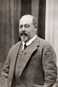 Edward VII, fra Auld Acquaintance Further Reminiscences, publisert ca. 1929 (litho) av Unbekannt