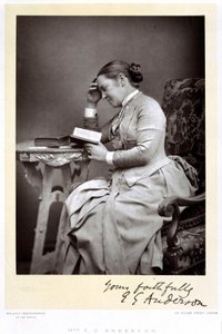 Elizabeth Garrett Anderson, lege, ca 1880-tallet av Unbekannt