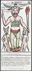 Skjebne, tarotkort, fransk av Unbekannt