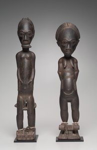 Figurpar, sent 1800-tall til tidlig 1900-tall av Unbekannt
