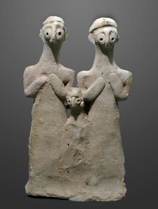 Figur av en familiegruppe, 2000-1500 f.Kr av Unbekannt