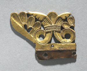 Fragment av et dekorativt emblem fra et relikvieskrin, ca. 1165-1180 av Unbekannt