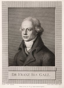 Franz Joseph Gall , tysk anatom og frenolog, ca 1800 av Unbekannt