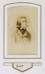 Franz Liszt da han var ung av Unbekannter Künstler