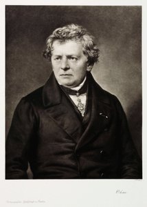 Georg Simon Ohm , tysk fysiker, ca 1840 av Unbekannt