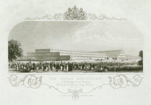 Stor utstilling 1851 The Crystal Palace, London av Unbekannt