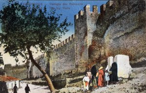 Hellas, Thessaloniki (eller Thessaloniki): Remains of the Walls - Postkort 1914-1918 av Unbekannt