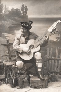 Gustav Rechl, Tyskland 1908 (s/hvitt-bilde) av Unbekannter Künstler