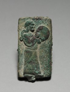 Håndtrommeslager, 900-700 f.Kr av Unbekannt