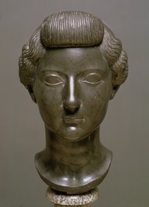 Leder for Livia Drusilla (56 f.Kr.-29 e.Kr.) Roman, ca. 30 f.Kr. (basalt) av Unbekannt