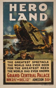 Hero Land-plakat, New York, New York av Unbekannt