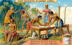 Papirets historie: Papyrus i det gamle Egypt av Unbekannter Künstler
