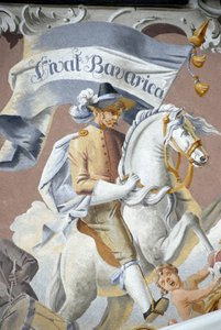 Rytter, Fresco, Baviere, Tyskland. av Unbekannter Künstler