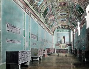Inne i Lateranmuseet av Unbekannter Künstler