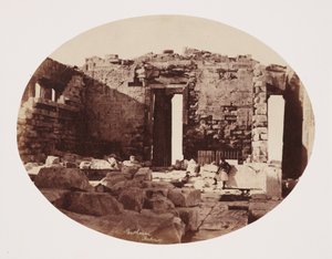Interiøret i Parthenon, Athen, ca 1849 av Unbekannt
