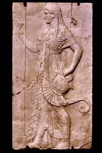 Italia: Det arkeologiske stedet Herculanum ved foten av Vesuve: Sacellum of the Four Gods av William M. Timlin
