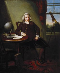 James Ferguson (1710-1776), britisk astronom og kunstner (maler), i sin studie av Unbekannter Künstler