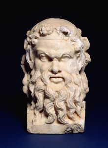 Janiform Herm av Dionysos, romersk av Unbekannt