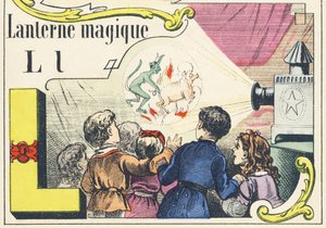 L: tryllelykt - Games Alphabet, ca. 1890 (illustrasjon) av Unbekannt