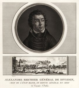 Louis-Alexandre Berthier, prins av Wagram, sjefsgeneral for Army of Italy av Unbekannt