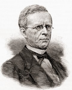Lyman Trumbull, fra The Century Magazine, utgitt 1887 (gravering) av Unbekannter Künstler