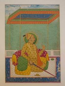 Maharaja Ajit Singh, Maleri, Mehrangarh Fort, Jodhpur, Rajasthan, India, Asia (bilde) av Unbekannter Künstler