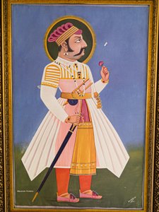 Maharaja Kumbha, Maleri, Mehrangarh Fort, Jodhpur, Rajasthan, India, Asia (bilde) av Unbekannter Künstler