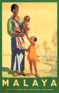 Malaya, av Federates Malay States Railways av Unbekannter Künstler