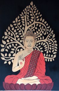 Mediterende Buddha Paris Frankrike av Unbekannt