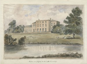 Milford House: vannfargemaleri, 1848 av Unbekannt