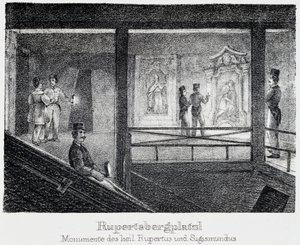 Saltgruve: Monument av Saint Rupert og Saint Sigismund, i Durrnberg, Østerrike av Unbekannt