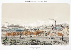 Gruvedrift, metallmalm Sinkmalm, Neutral Moresnet (Moresnet nøytre) av Unbekannt