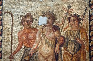 Mosaikk av Dionysos fra Antakya, Tyrkia av Unbekannt